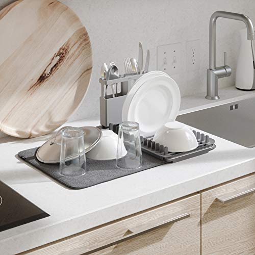 Udry Dish Rack and Microfiber Drying Mat