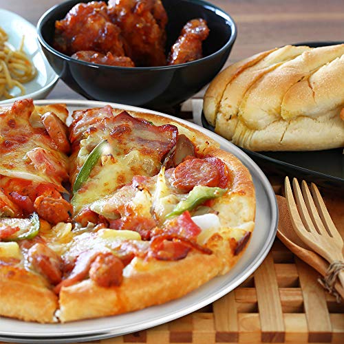 10 12 inch Pizza Pan Stainless Steel Pizza Oven Pan Tray