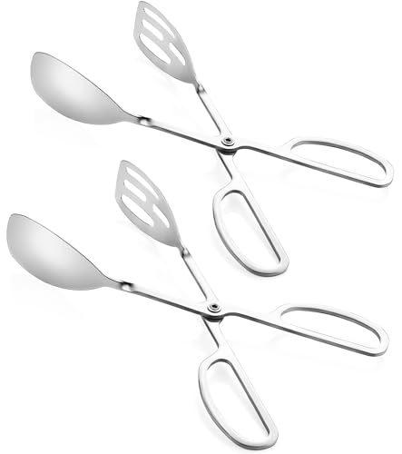 2 PACK Salad Tongs for Serving
