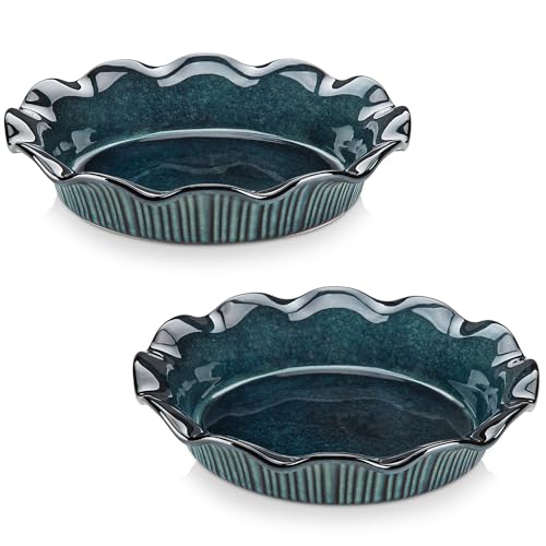 Ceramic 9 inch Pie Pan for Baking