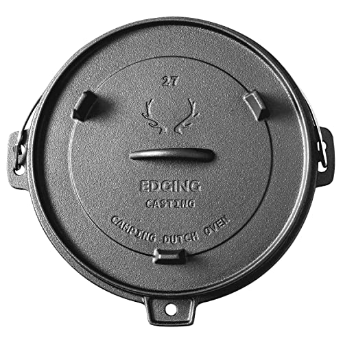 Pre Seasoned Cast Iron Dutch Oven With Skillet Lid (4.5QT)