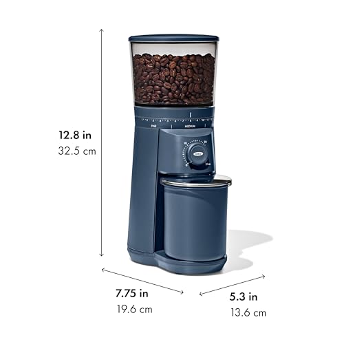 Brew Conical Burr Electric Coffee Bean Grinder (Storm Blue)
