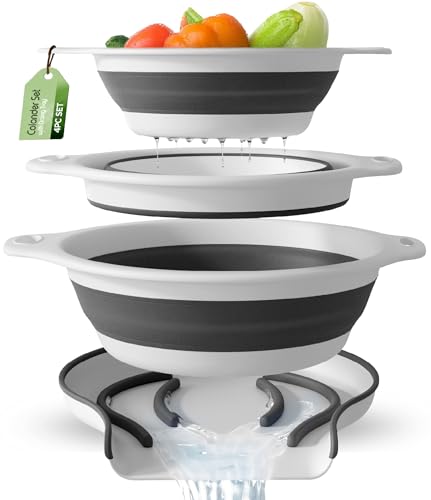 Collapsible Colanders with Self