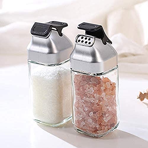 Oil and Vinegar Salt and Pepper Dispenser Set for Home and Kitchen (01)