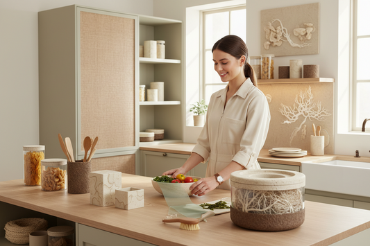 The "Growing" Kitchen: Why 2026 Moms are Trading Plastic for Mushrooms and Seaweed