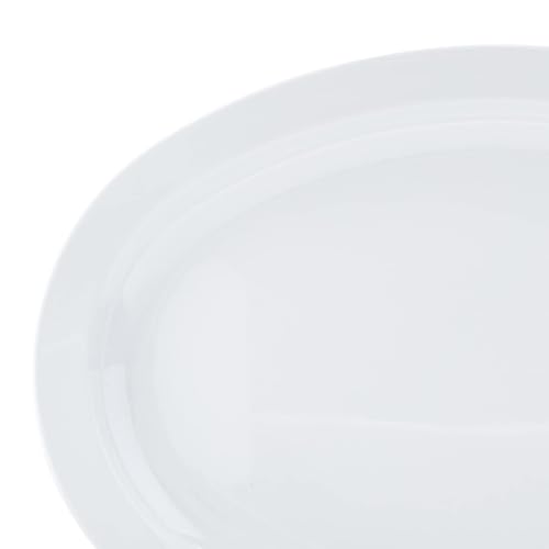 Melamine Oval Serving Platter for Restaurants and Home (6 Count)
