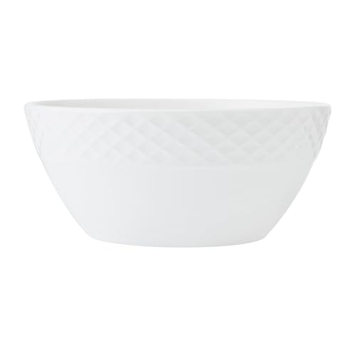 Trellis Bone China Lightweight Chip Resistant 40 Piece Dinnerware Set (Trellis)