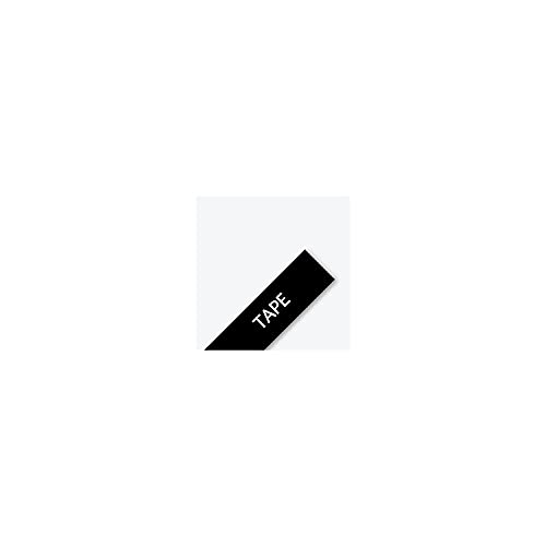 International TZe335 P (White on Black / 12mm (0.47”) / Pack of 1)