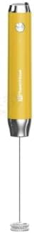 LunaFro Rechargeable Milk Frother (Warm Yellow (Gift Box))