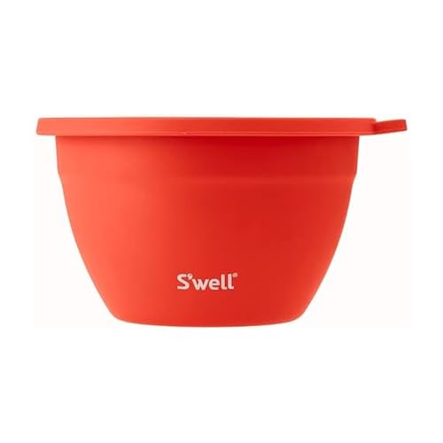 Stainless Steel Salad Bowl Kit 64oz (Radiant Coral / 64oz)