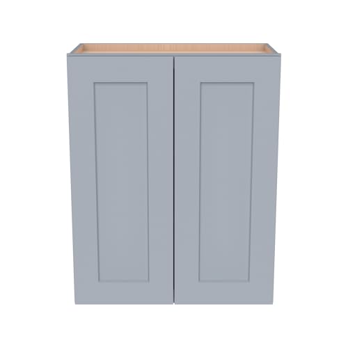 Wall Mounted Cabinet (Grey / 24" W x 12" D x 30" H)