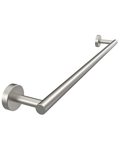 24 Inch Brushed Towel Bar Towel Rack for Bathroom Kitchen Hand Towel Holder Dish Cloths Hanger SUS304 Stainless Steel RUSTPROOF Wall Mount (Brushed Grey / 22 inch(Center to Center))