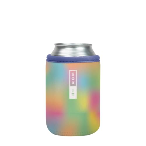 CanSok Sleeve for Beer & Soda Insulated Neoprene Cover (Dreaming in Color / 12oz Can Sleeve)