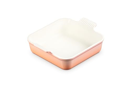 Stoneware Heritage Square Dish (Peche / 3 qt.)