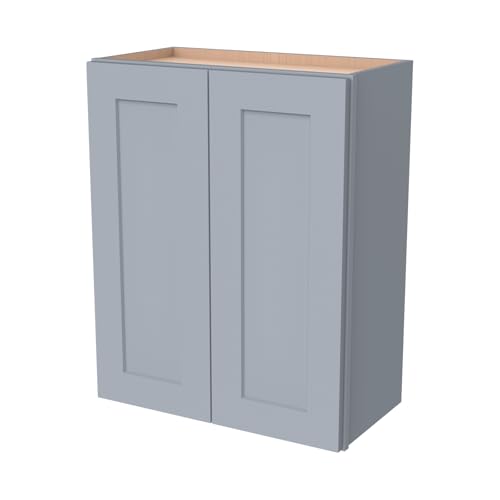 Wall Mounted Cabinet (Grey / 36" W x 12" D x 30" H)