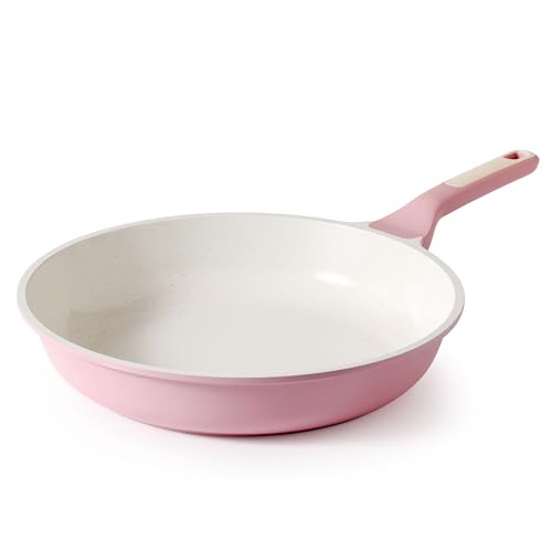 Nonstick Ceramic Frying Pan 9.5 (9.5 Inch / Sakura Pink)