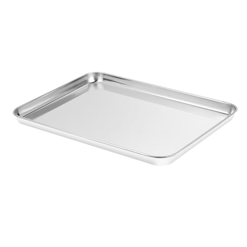 Stainless Steel Baking Sheet Set of 2 (17.5 x 13 x 1.1 Inch, 2 Pack)