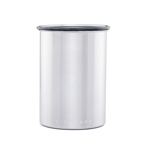 Airscape Stainless Steel Coffee Canister (Brushed Steel / Medium)