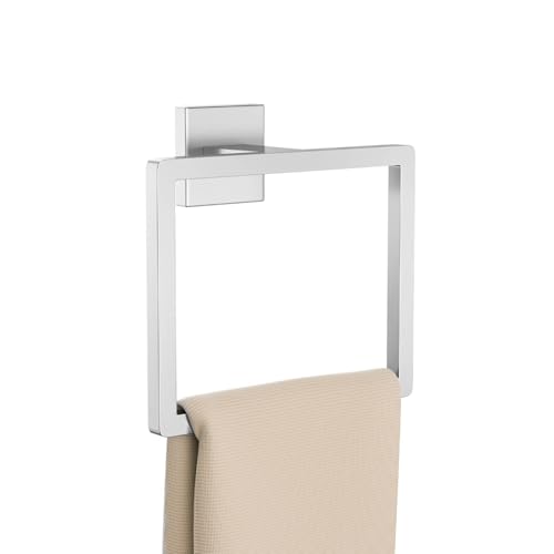 Brushed Nickel Towel Ring Towel Holder for Bathroom Bath Towel Hanger Stainless Steel Bathroom Hardware Accessories Wall (Brushed Nickel / 1 Pc)