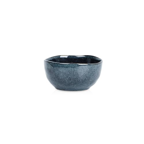 Mirella 4 Piece Bowl Set Stoneware (Blue / 4-Piece - Bowl Set)