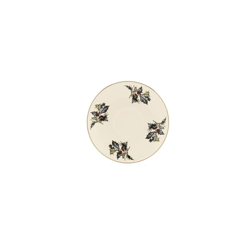 185518042 Winter Greetings Saucer (Saucer)