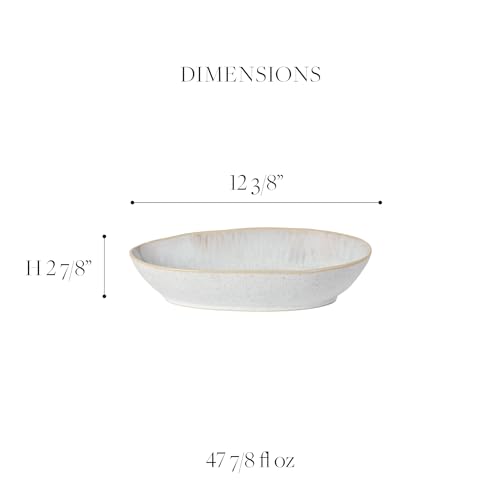 Ceramic 12.25" x 6.75" Oval Baker (Eivissa Sand Beige / 12" Oval Baker)