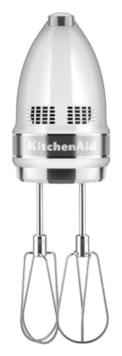 9 Speed Hand Mixer w (White / 9 Speed / Mixer)