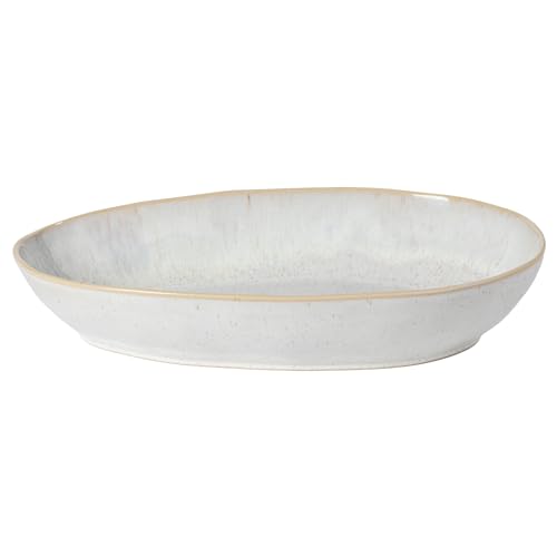 Ceramic 12.25" x 6.75" Oval Baker (Eivissa Sand Beige / 12" Oval Baker)