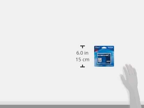 Genuine P touch TZE (Black on White / 6mm (0.23”) / Pack of 1)