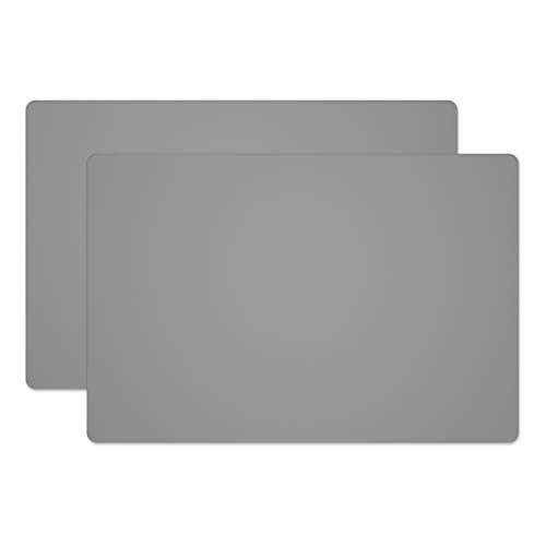 Silicone Placemats (23.6"×15.7"-2pack / Gray)