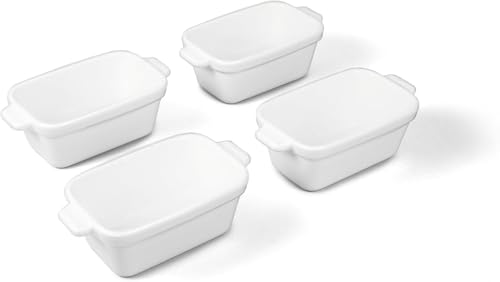 5"x3" Ceramic Baking Dishes with Lids