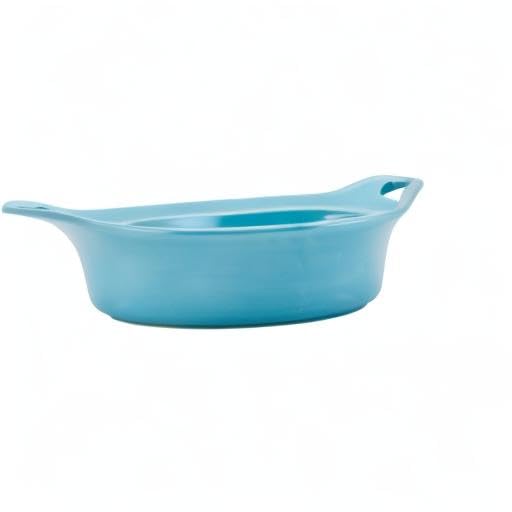Solid Glaze Ceramics Casserole Bakeware (Agave Blue)