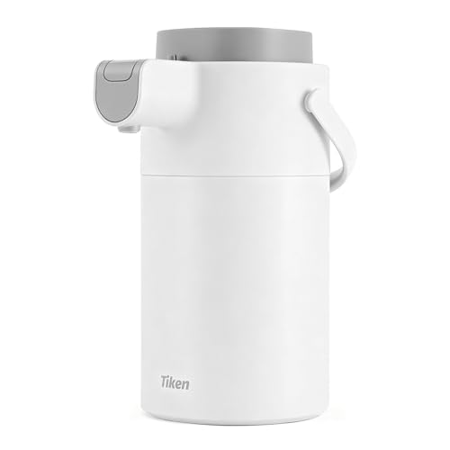 Airpot Coffee Dispenser with Pump (102 Ounces / White)