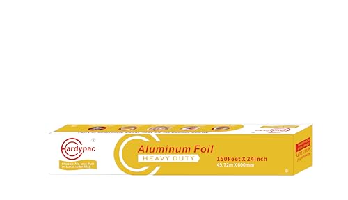 24 inch extra wide Heavy Duty Aluminum Foil Roll (300 Sq Ft)