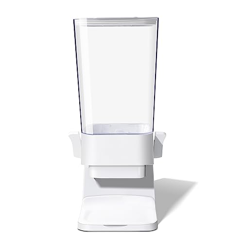 Cereal Dispenser Countertop (5L, White, 1Pc / 5L)