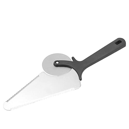 Pizza Cutter Professional Sharp funny Classic Cutters Multifunctional Stainless Steel Pastry Pizza Wheel Cutter Shovel Spatula Tool