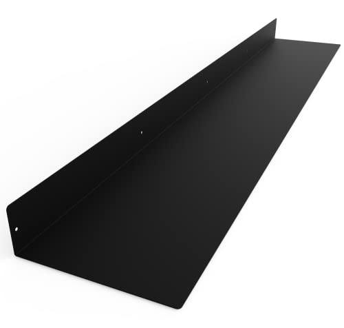 Linear Floating Shelf (48-inch X 8-inch Powder Coated Matte Black)