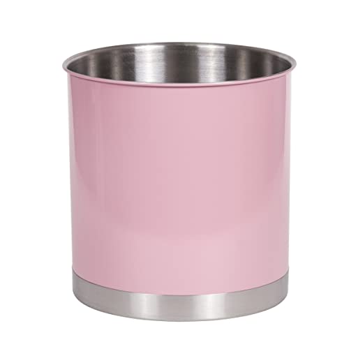 Stainless Steel Utensil Crock with Anti (Pink / Extra Large)