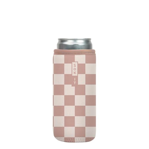 CanSok Sleeve for Beer & Soda Insulated Neoprene Cover (Picnic in Paris / 12oz Slim Can Sleeve)