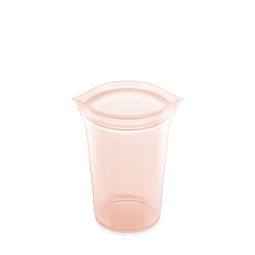Reusable Food Storage Bags (Peach / Medium Cup)