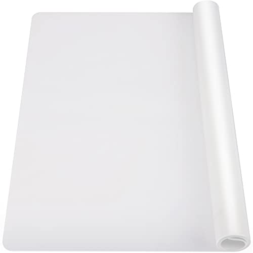 35.6x23.5in 2mm Silicone Mats for Kitchen Counter (Translucent / 35.6"L x 23.5"W)