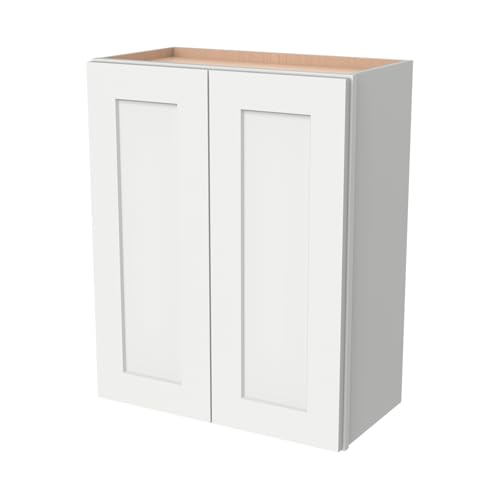 Wall Mounted Cabinet (Origami White / 30" W x 12" D x 36" H)