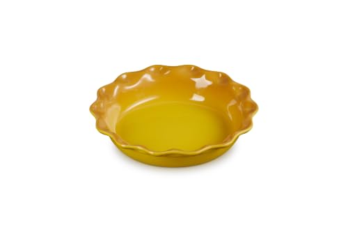 Stoneware Heritage Fluted Pie Dish (Nectar)