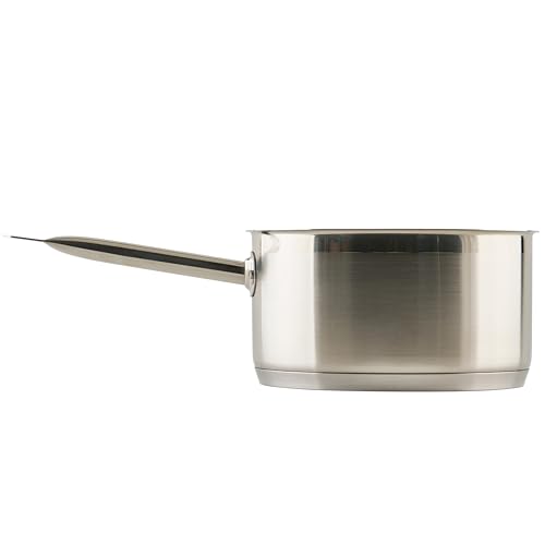 6 qt Stainless Steel Sauce pan with Cover (6 Quarts)