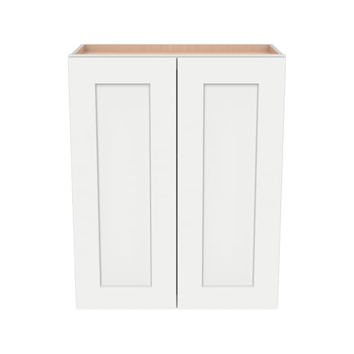 Wall Mounted Cabinet (Origami White / 27" W x 12" D x 30" H)