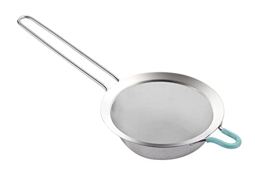 304 Stainless Steel 5.51 inch Fine Mesh Strainers for Kitchen (Medium 5.5 inch)