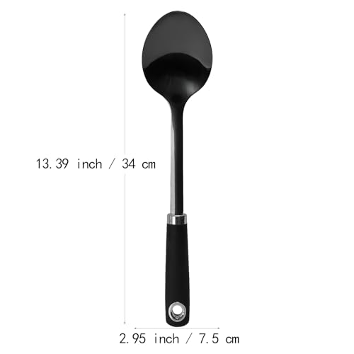 Stainless Steel Cooking Spoon (Z-Black Spoon)