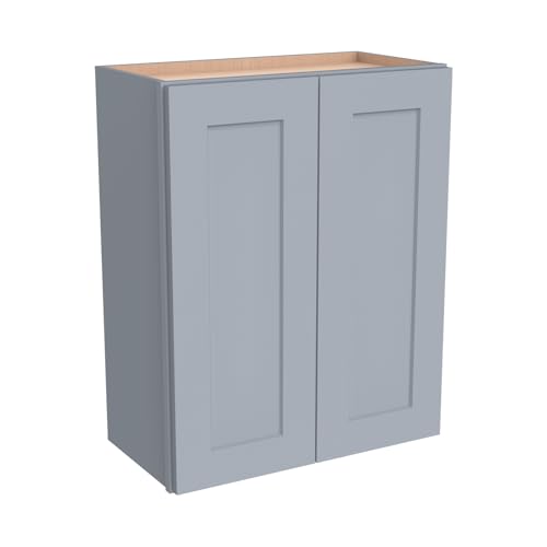 Wall Mounted Cabinet (Grey / 24" W x 12" D x 30" H)