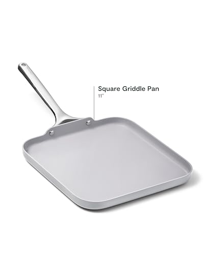 11" Non Stick Square Griddle Pan (Gray)