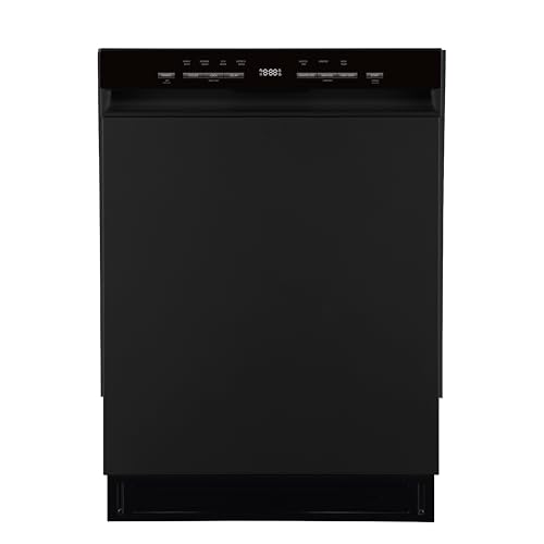 24" Hybrid Tub Dishwasher (Black)